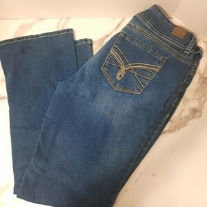 Wallflower Luscious Curvy Women's Jeans Size 17 Blue Denim Boot Cut 34x31